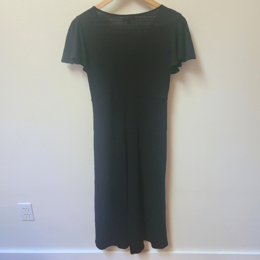 Max Studio Cinched Front Flutter Sleeve Midi Dres… - image 6